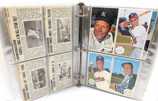 1964 Topps Giants Complete Set Of 60 Mantle Mays Koufax Clemente Aaron,  More P97