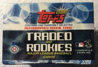 2000 Topps Baseball Traded & Rookies Factory Set (miguel Cabrera T40 Rook)