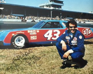 Richard Petty Autographed Signed 8x10 Color Photo Nascar Great " The King " 3