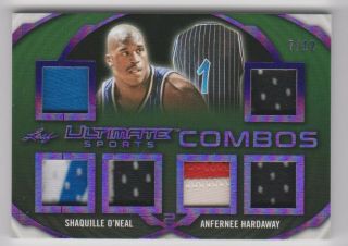 2019 Leaf Ultimate Sports Combos 6x Patch /15 Shaquille O 