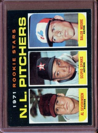 1971 Topps 747 Rookie Stars Severinsen/spinks/moore Rc Nm D210678