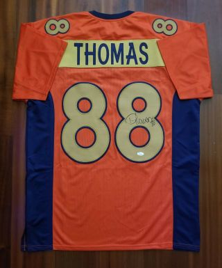 Demaryius Thomas Autographed Signed Bowl Jersey Denver Broncos Jsa