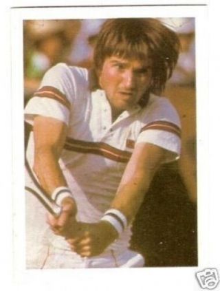 Jimmy Connors - Tennis - 1980s Spanish Card