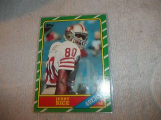 Jerry Rice 1986 Rookie Card Topps