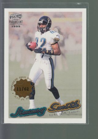 1999 Pacific Paramount Premiere Date Parallel 111 Jimmy Smith 11/62 Jaguars
