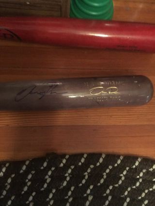 Daniel Palka Game Autographed Bat Minnesota Twins (chicago White Sox)