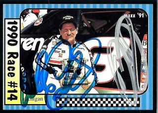 Dale Earnhardt Sr & Richard Childress - Hand Signed Autographed 1991 Maxx 184