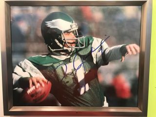 Ron Jaworski Signed & Framed 8x10 Photo Philadelphia Eagles With Ab Sports
