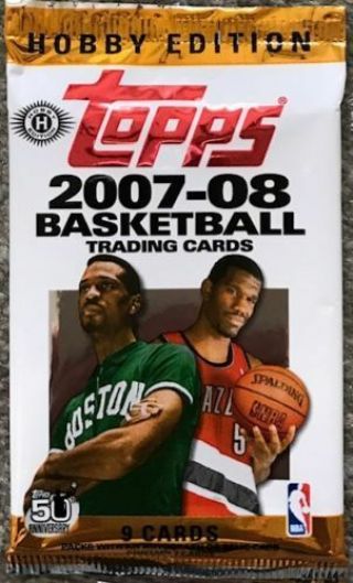 2007 - 08 Topps Hobby Pack (kevin Durant Rookie Rc Copper Gold Lebron 1/1 Plate) ?