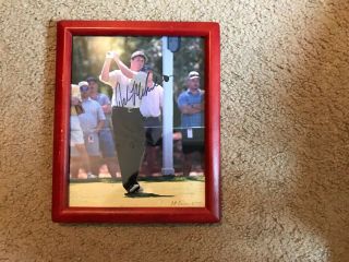 Phil Mickelson Autograph 8x10 W/coa Framed