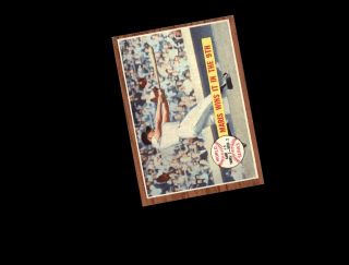 1962 Topps 234 World Series Game 3 Roger Maris Ex - Mt D1,  015739