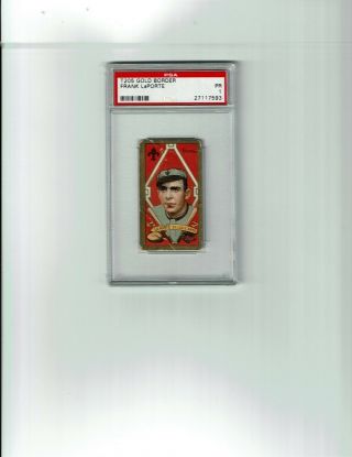 1911 T205 Gold Border Frank Laporte Polar Bear Back Baseball Card Psa 1 Poor