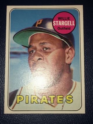1969 Topps Willie Stargell 545 Pittsburgh Pirates 2