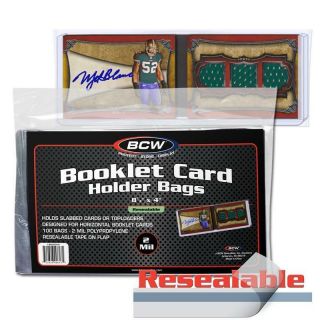 1 Pack Of 100 Bcw Brand Magnetic Booklet Storage Resealable Bag