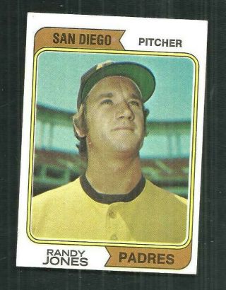 1974 Topps 173 Randy Jones Padres - San Diego Padres - Sharp - Nm