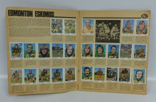1971 Cfl Eddie Sargent Stickers Full Set 225/225 In Album