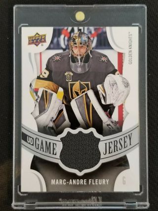 2018 - 19 Upper Deck Series One Marc Andre Fleury Ud Game Jersey