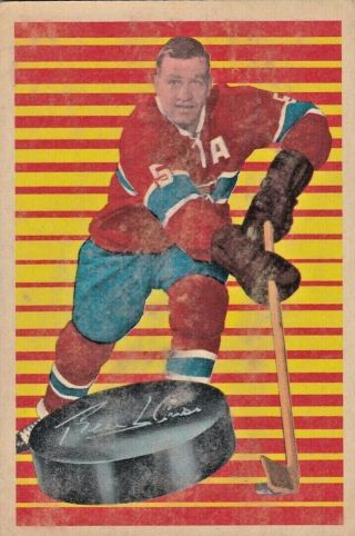 1963 - 64 Parkhurst 88 Boom Boom Geoffrion Montreal Canadiens Nhl Hockey