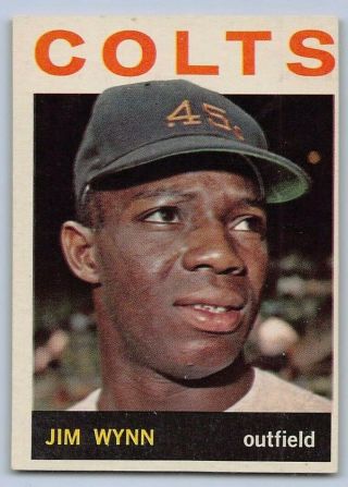 1964 Jim Wynn - Topps " Rookie " Baseball Card 38 - Houston Colt 45 