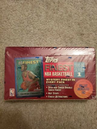 1995 - 96 Topps Finest | Series 1 | Nba Basketball Box