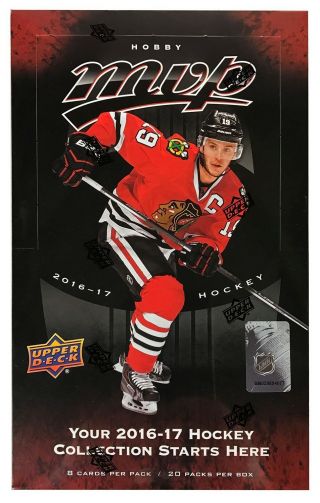 2016 - 17 Upper Deck Mvp Hockey Cards Hobby Box Of 20 Packs