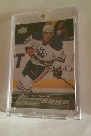 15 - 16 Upper Deck Connor Mcdavid Young Guns Rookie Oilers Rc 2015 201
