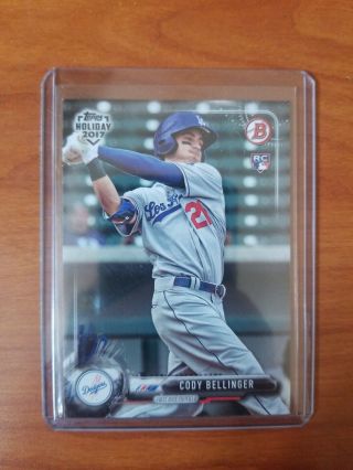 2017 Topps Holiday Bowman Cody Bellinger Th - Cb Rookie Card Rc Hot