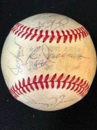 1979 Ny Yankees Team Signed Baseball - Hof Jackson - Gossage - John & Kaat
