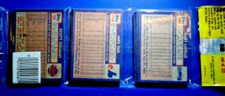 Topps 1984 Baseball Rack Pack - Ozzie Smith,  Mike Schmidt,  Plus Pack 2