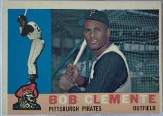 1960 Topps 326 Roberto Bob Clemente Hof Pittsburgh Pirates Vg,