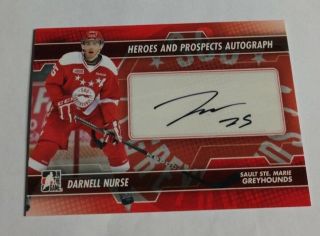 Darnell Nurse - 2013/14 Itg Heroes & Prospects - Rookie Autograph -