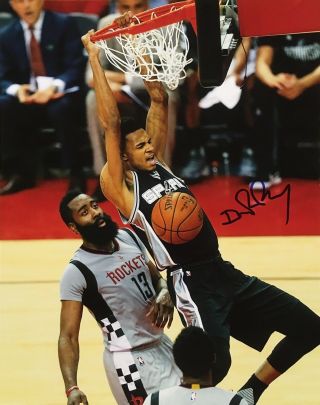 With Proof Dejounte Murray Signed Autographed 8x10 Photo San Antonio Spurs