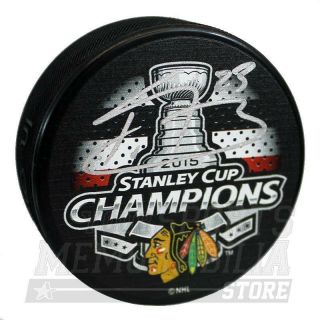 Kris Versteeg Chicago Blackhawks Signed Autographed 2015 Stanley Cup Champs Puck