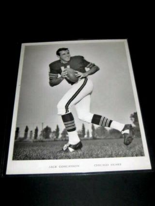 1968 Jack Concannon Chicago Bears Team Issue - - - Glossy 8 " X 10 " - - - - Ex.