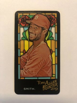 2019 Topps Allen & Ginter Ozzie Smith Stained Glass Mini Ssp Only 25 Copies