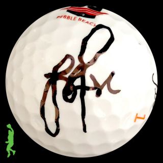 Justin Rose Autographed 2019 Us Open Pebble Beach Pga Golf Ball Psa Jsa Guar