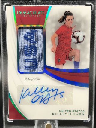 Kelly O’hara 2018 - 19 Panini Immaculate Match World Cup Usa Patch D 1/1