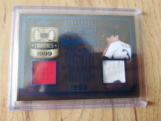 2019 Leaf In The Game Sports All - Time Enshrined 1999 Nolan Ryan/gretzky /35