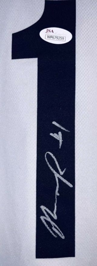 D ' Angelo Russell Brooklyn Nets hand Autographed Official NBA Jersey JSA 3