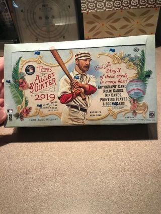 2019 Topps Allen & Ginter Baseball Cards Hobby Box - Factory