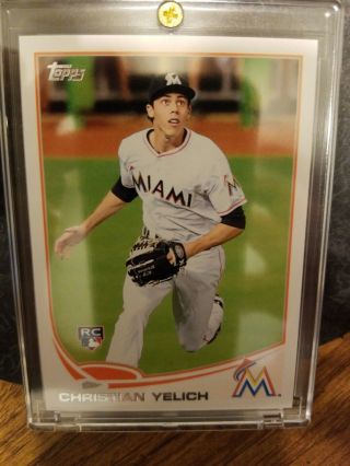 Christian Yelich Rc 2013 Topps Update Us290
