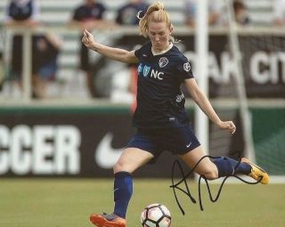 Samantha Mewis Signed Nc Courage 8x10 Photo Team Usa Womens Soccer Sam Ucla