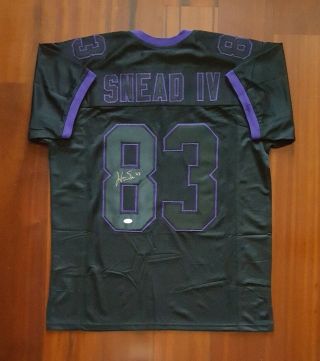 Willie Snead Autographed Signed Jersey Baltimore Ravens Jsa
