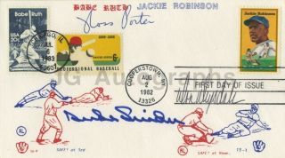 Duke Snider,  Don Drysdsale - Autographed 1982 " Hall Of Fame " First Day Cover