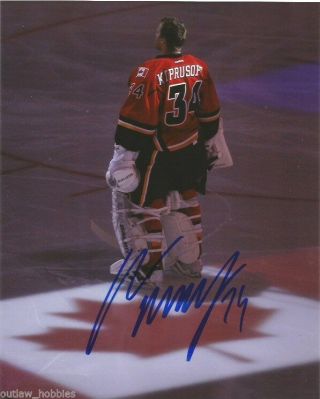 Calgary Flames Miikka Kiprusoff Autographed Signed 8x10 Photo E
