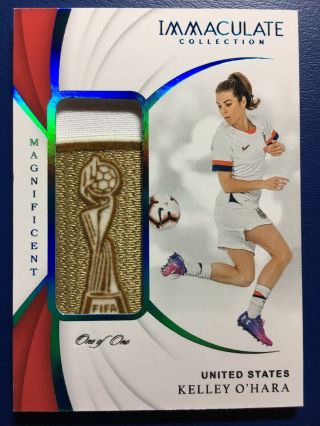 Kelly O’hara 2018 - 19 Panini Immaculate Match World Cup Logo Patch D 1/1