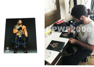 Wwe Seth Rollins Hand Signed Autographed 8x10 Photofile Photo W/ Exact Proof 16