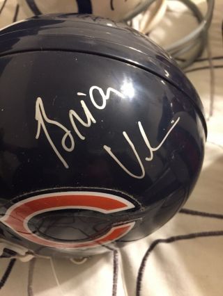 Brian Urlacher Chicago Bears Autographed Mini Riddell Helmet