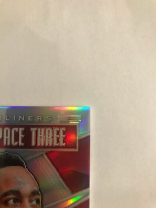 2018 - 19 Panini Spectra Deep Space Three James Harden 5 SP Houston Rockets 5