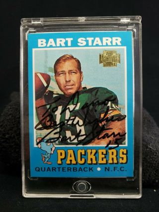 Bart Starr - Green Bay Packers - Autographed Trading Card - Tops Archives 2001